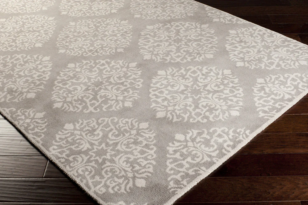 Chapman Lane Gray/Light Gray Area Rug - Image 3