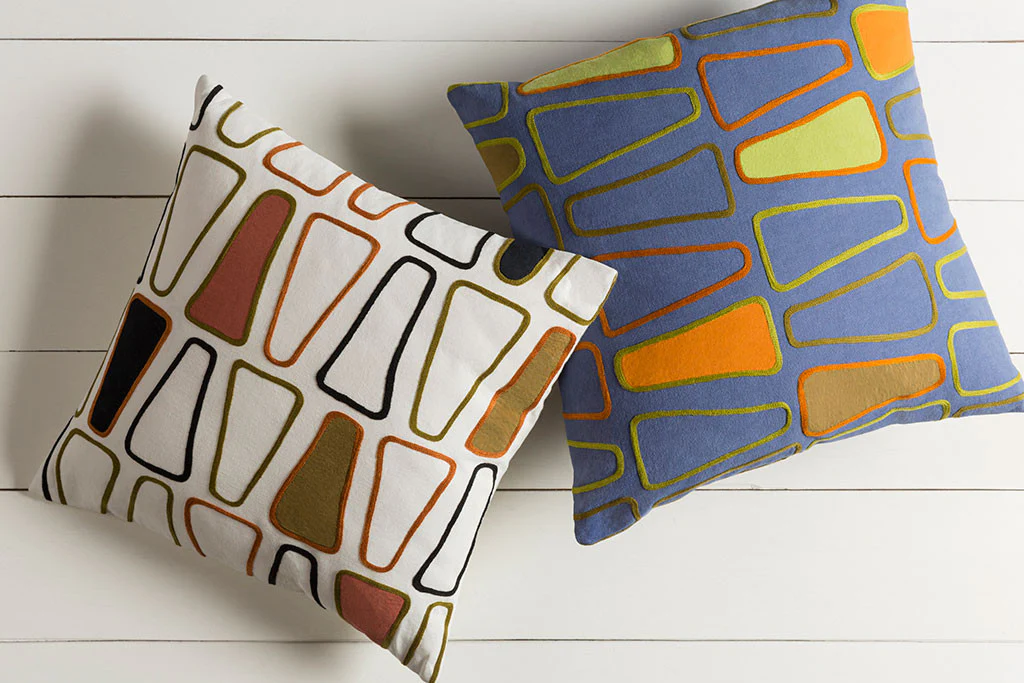 Charade Olive/Rust Pillow - Image 2