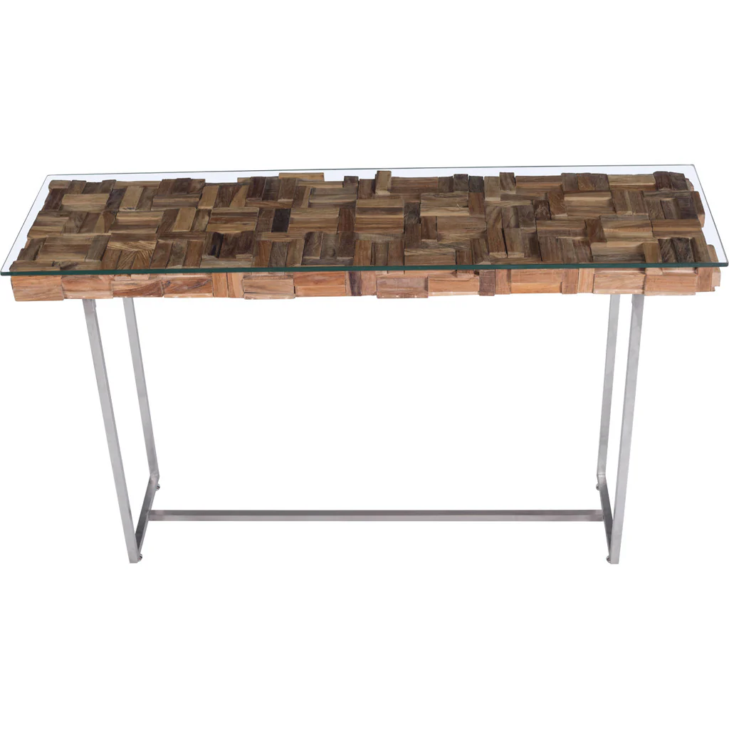 Charisma Console Table Natural - Image 5