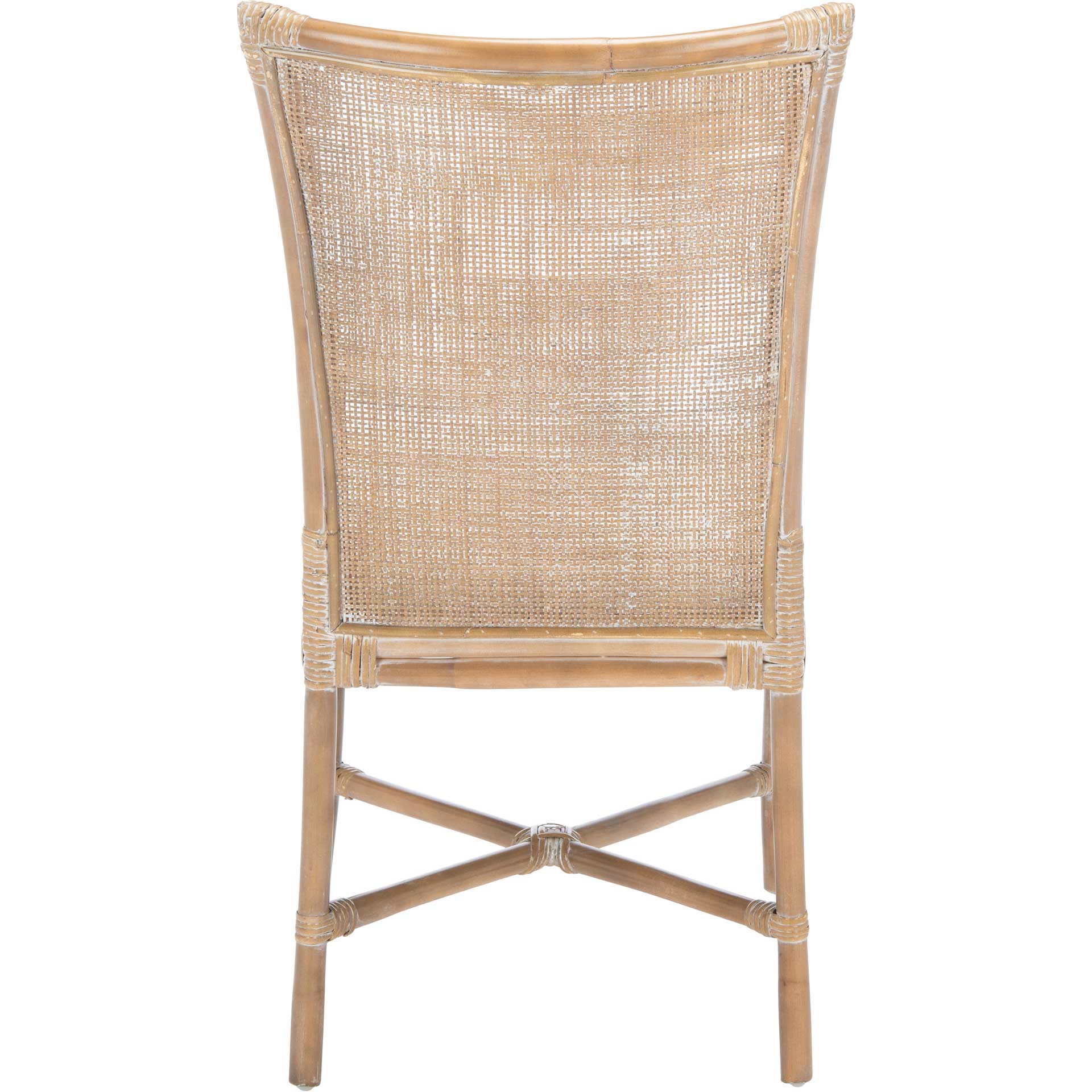 Charlee Rattan Accent Chair Gray White Wash (Set of 2) - Image 5