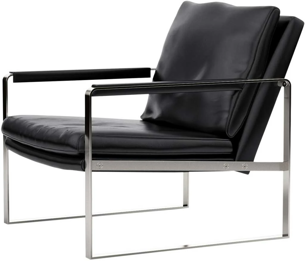Charles Armchair Black - Image 2