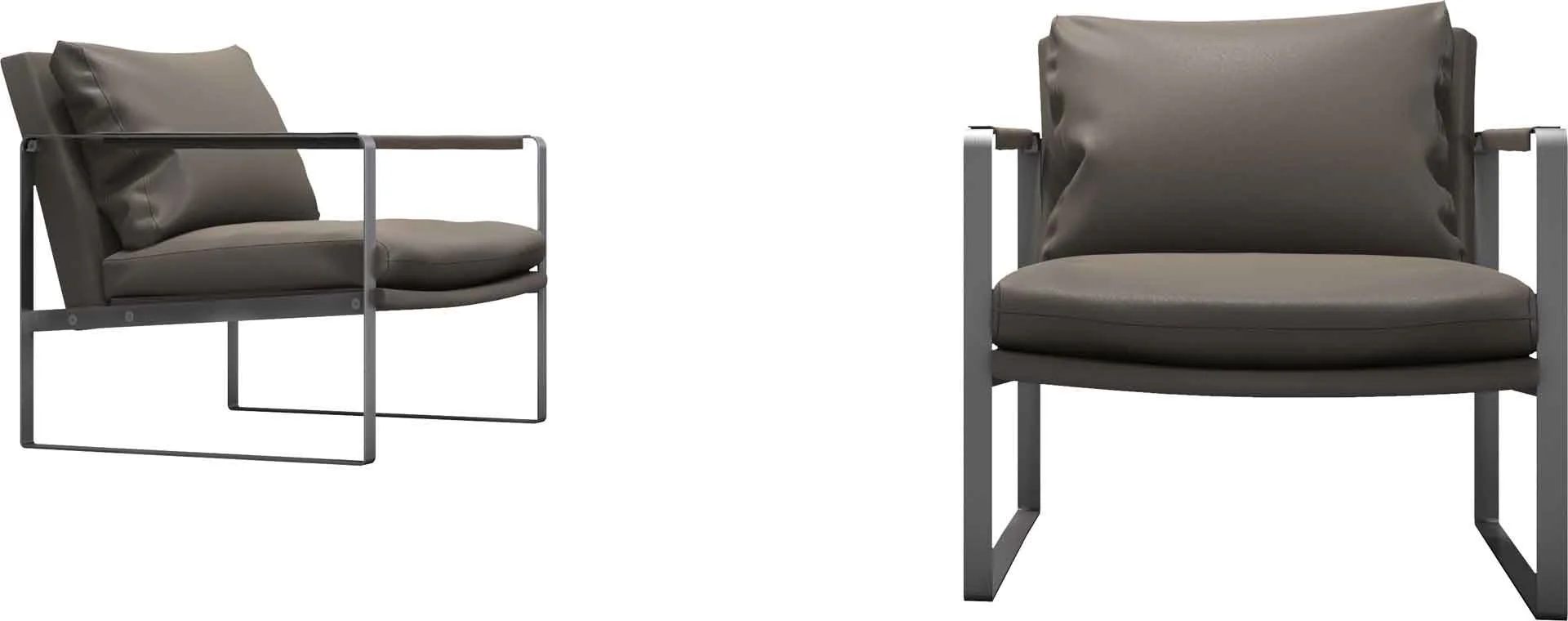 Charles Armchair Castle Gray - Image 2