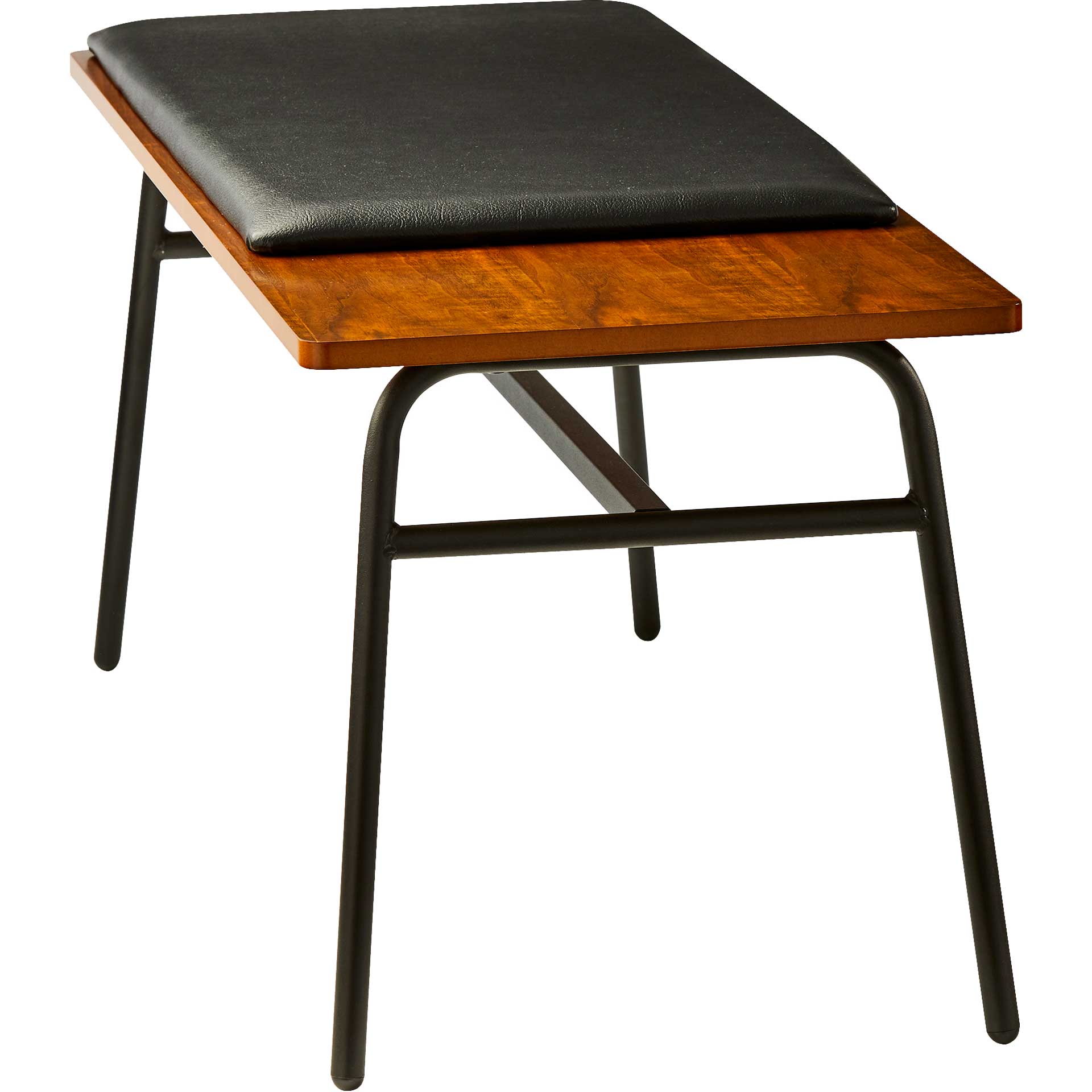 Charles Bench Walnut/Black - Image 3