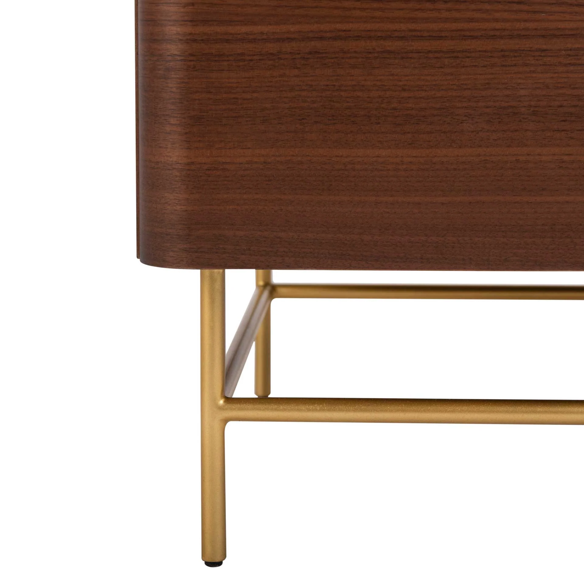 Chart 2 Drawer Nightstand Natural/Gold - Image 7