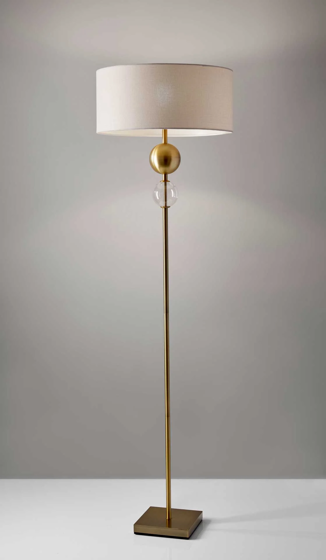 Chelles Floor Lamp Brass - Image 2
