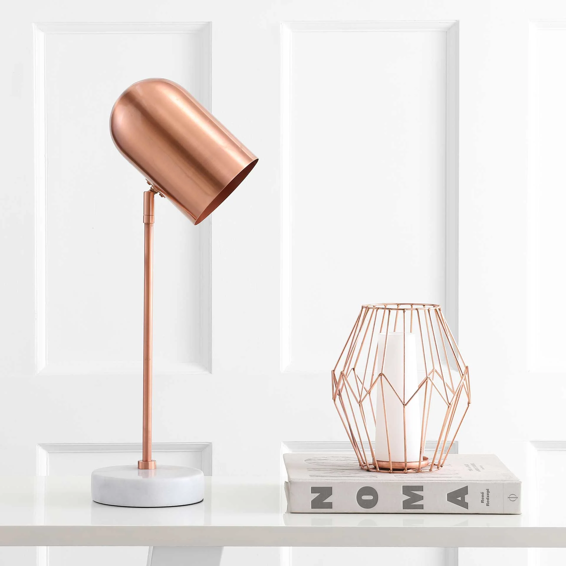 Cherish Table Lamp Copper/White - Image 3