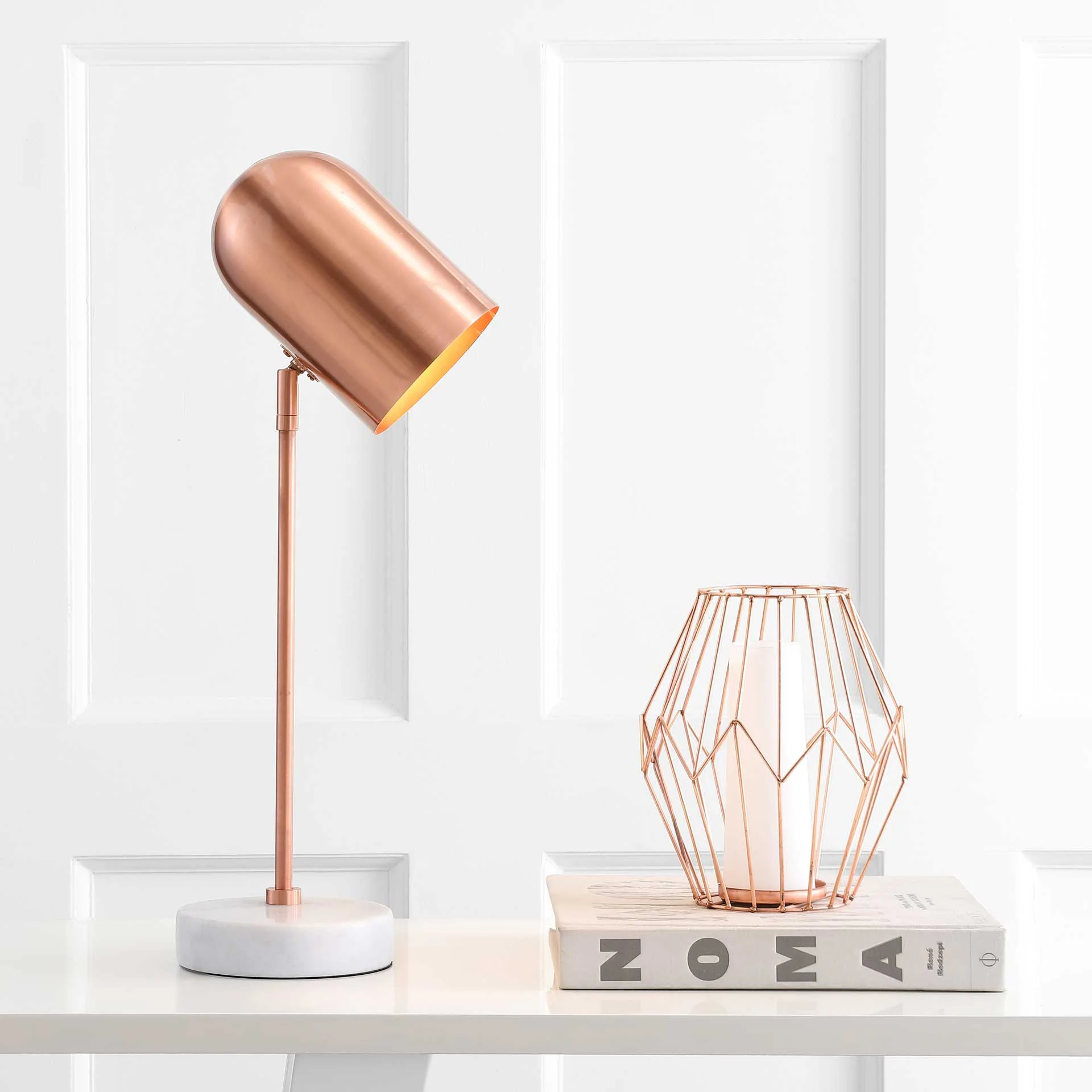 Cherish Table Lamp Copper/White - Image 4