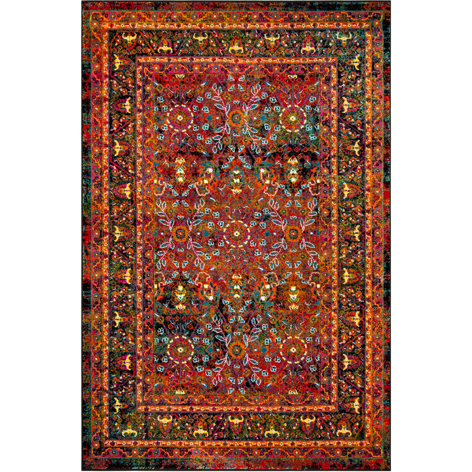 Cherokee Red/Black Area Rug - Image 2