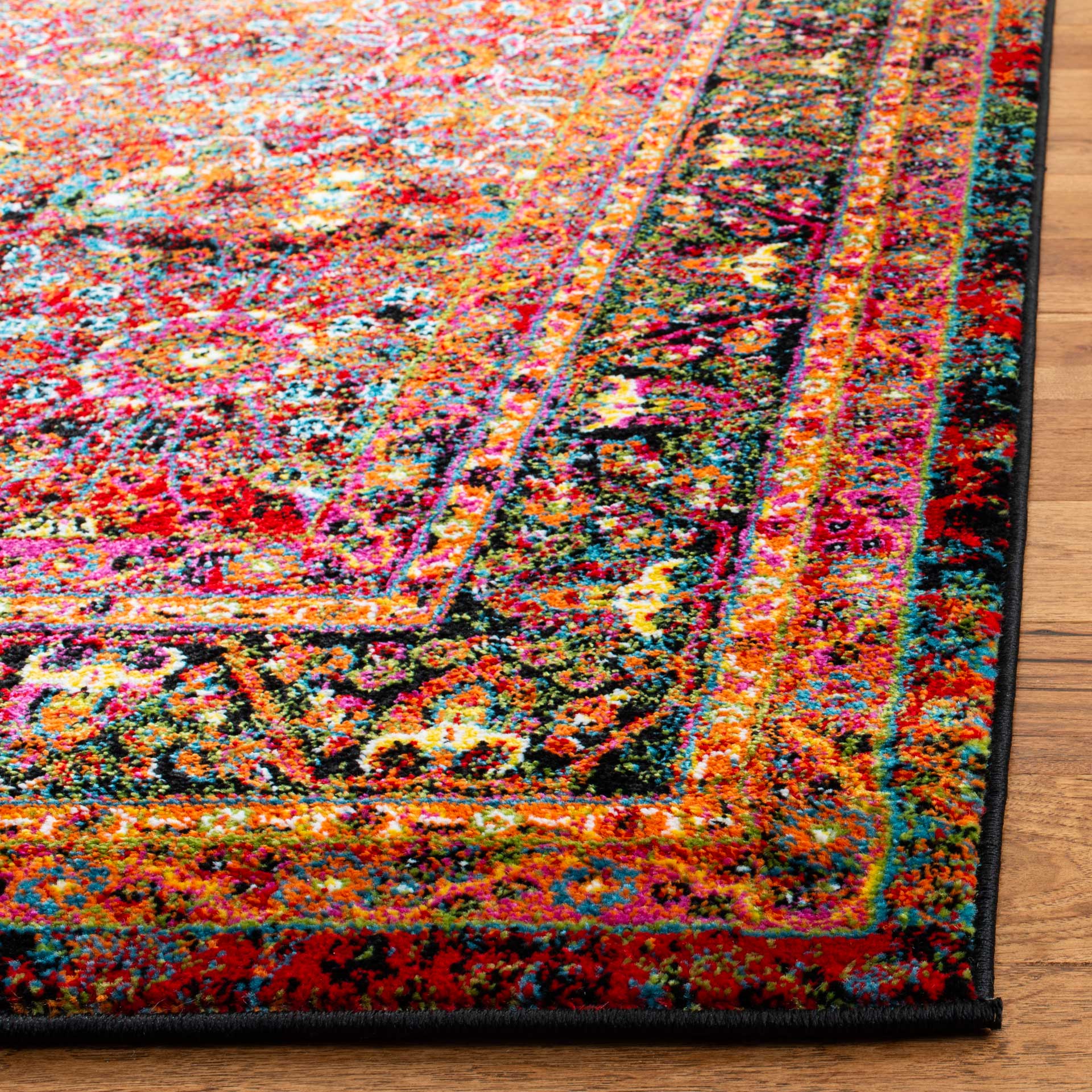 Cherokee Red/Black Area Rug - Image 3