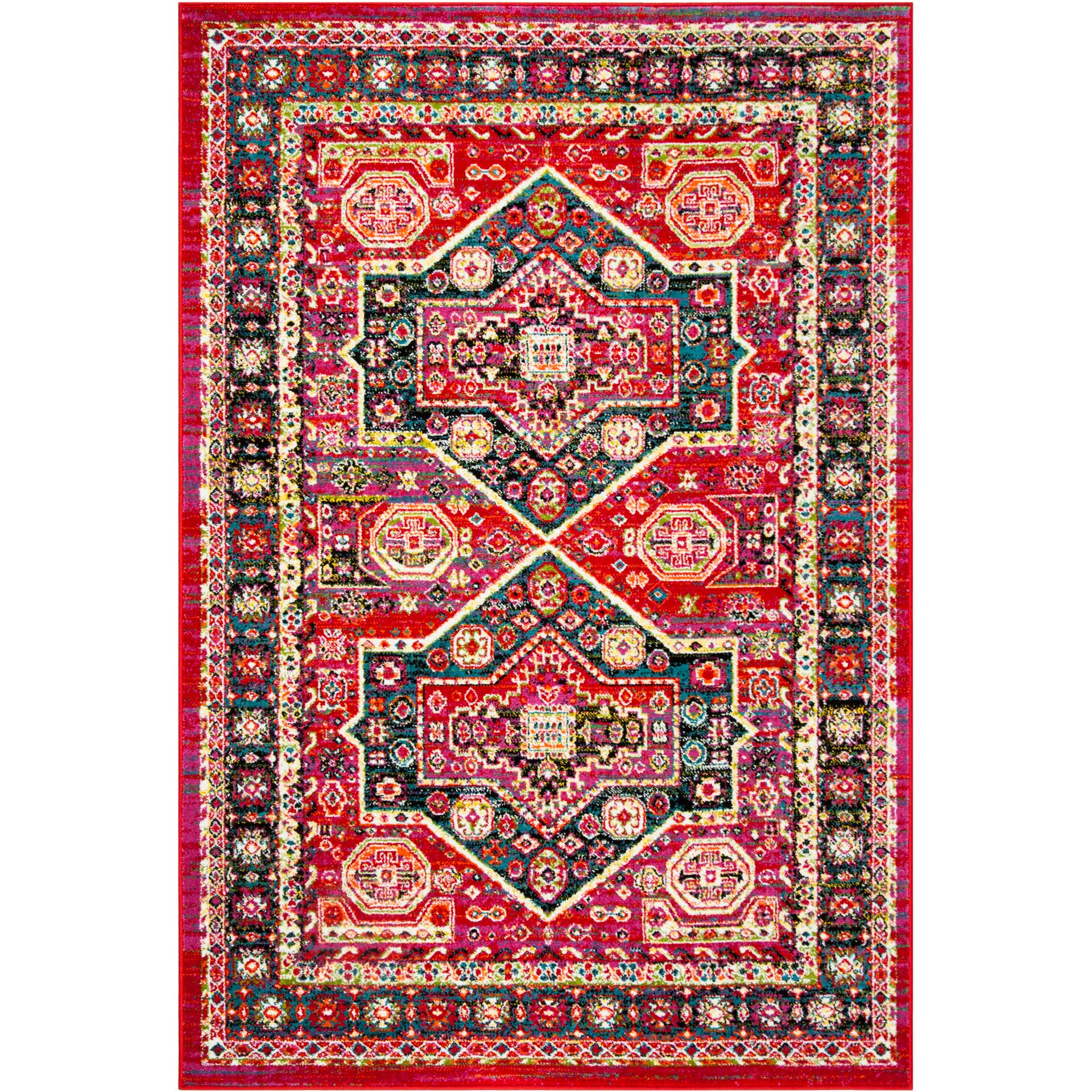 Cherokee Red/Blue Area Rug - Image 2