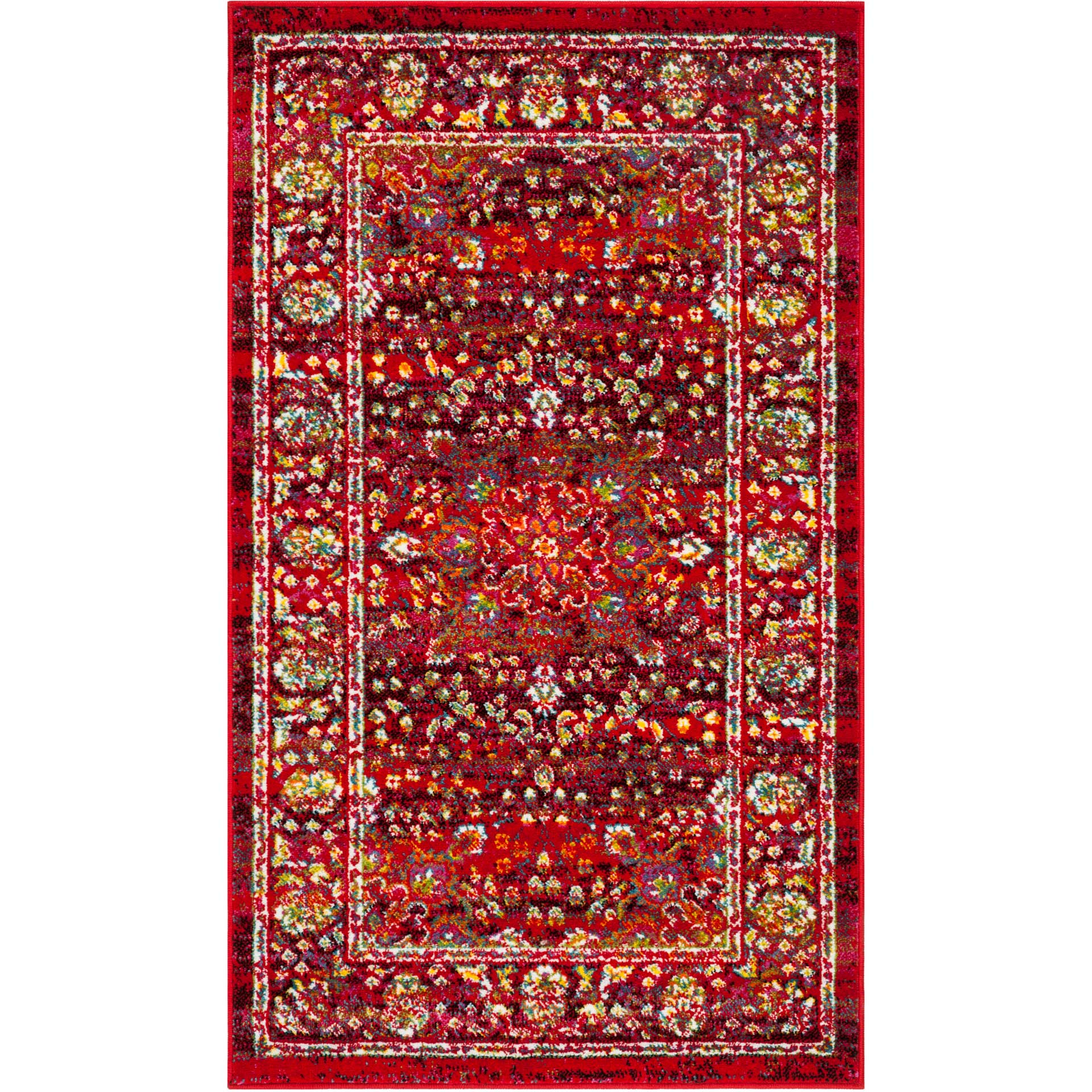 Cherokee Red/Red Area Rug - Image 3