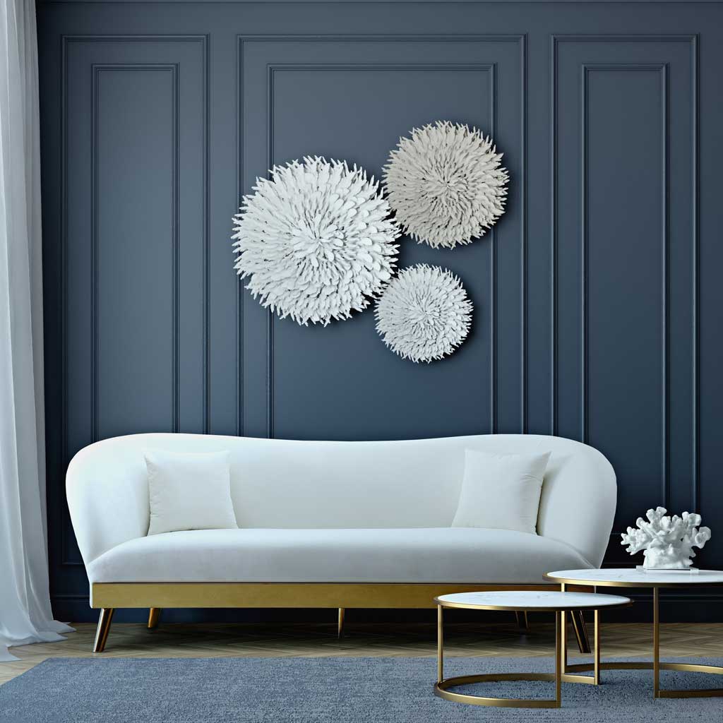 Cheston Velvet Sofa Cream - Image 5