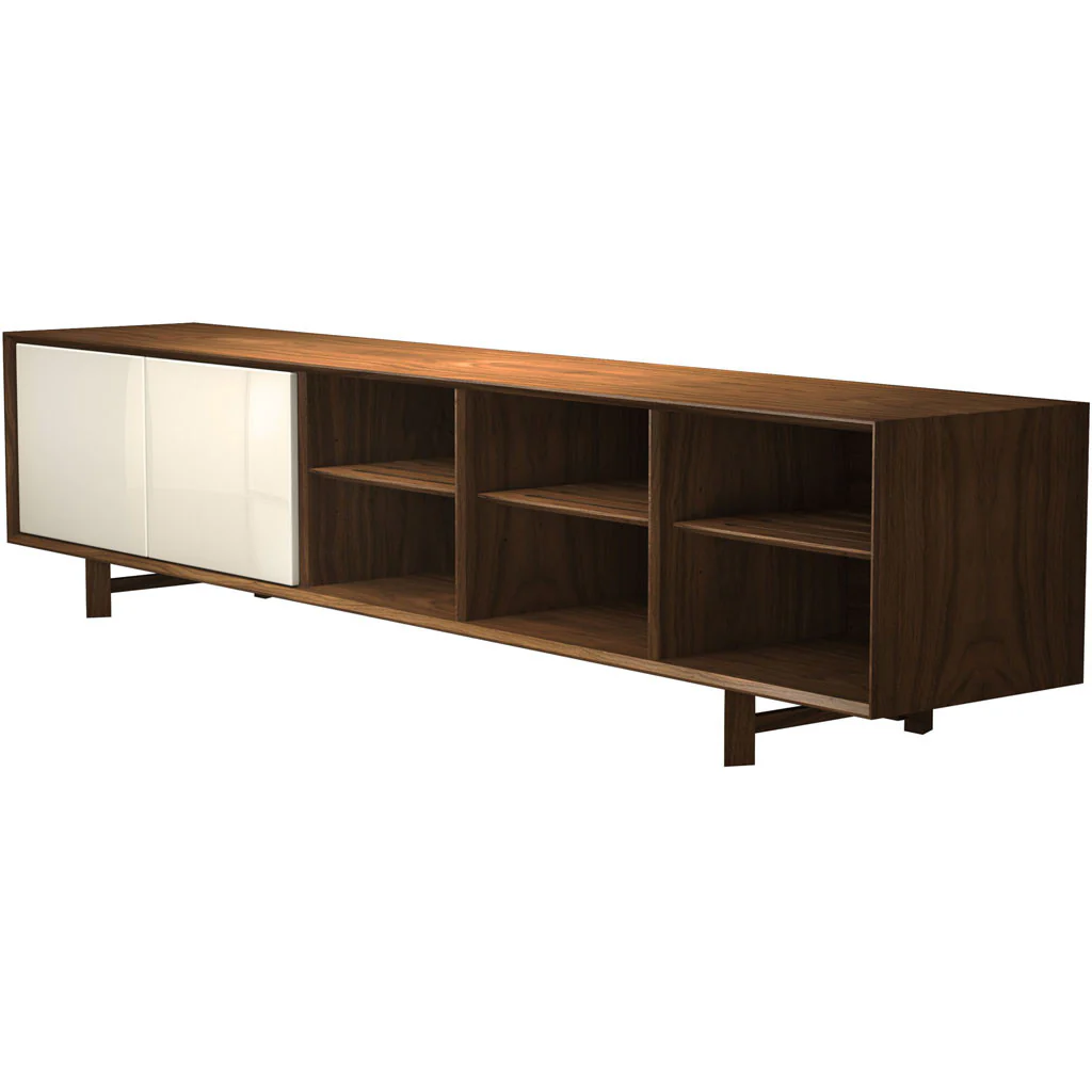 Chiswick Media Cabinet Walnut/Beige - Image 3