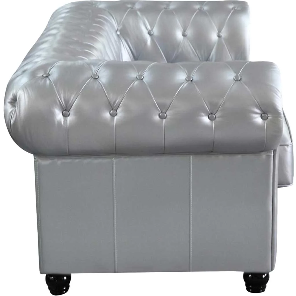 Chorus Loveseat Silver - Image 2