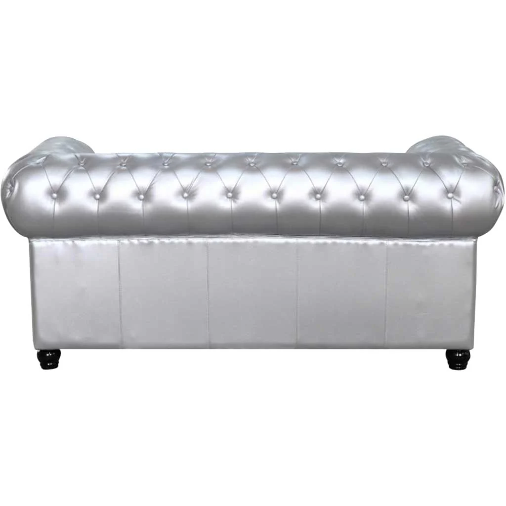 Chorus Loveseat Silver - Image 3