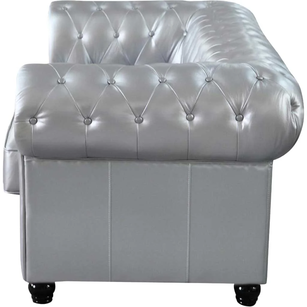 Chorus Loveseat Silver - Image 4