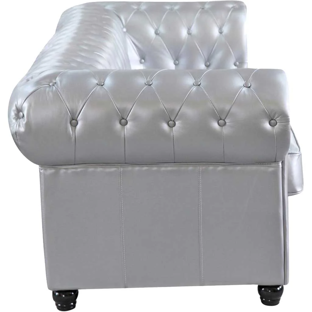 Chorus Sofa Silver - Image 2