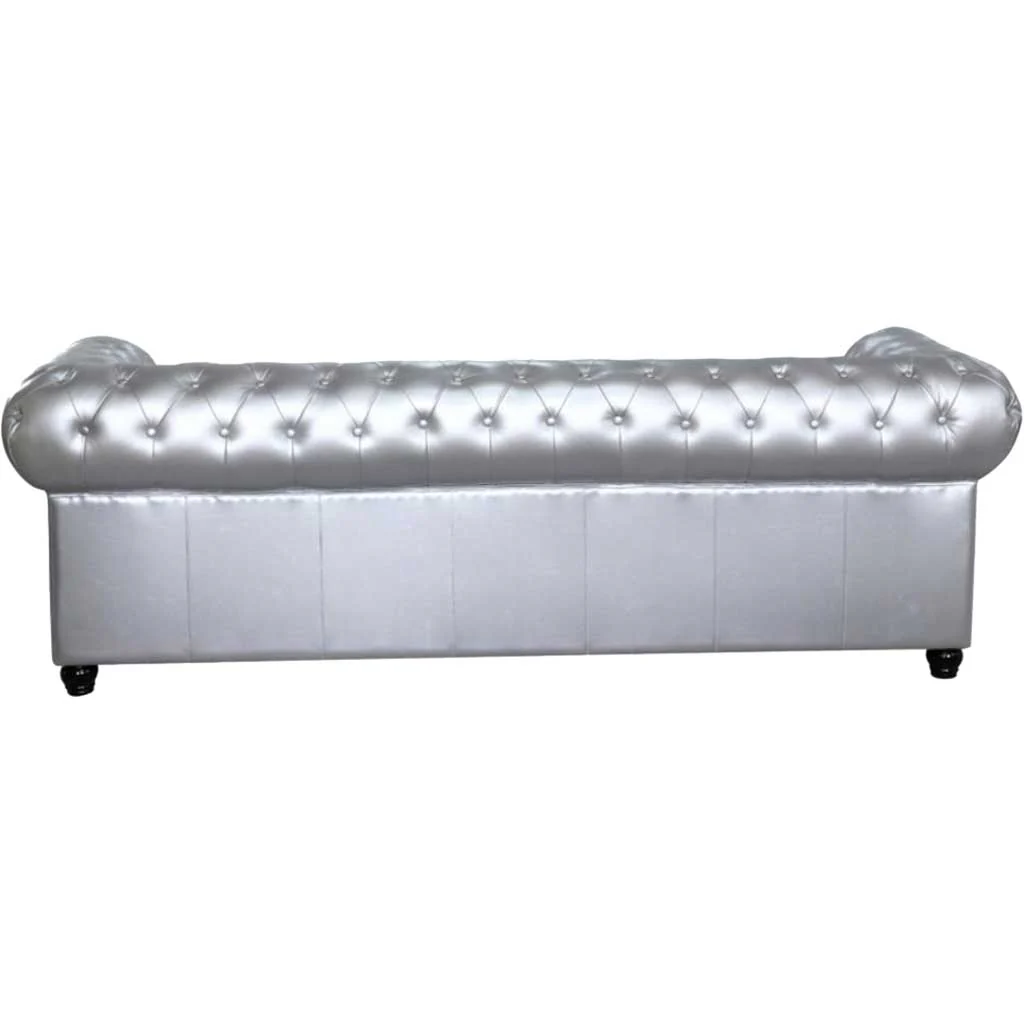 Chorus Sofa Silver - Image 3