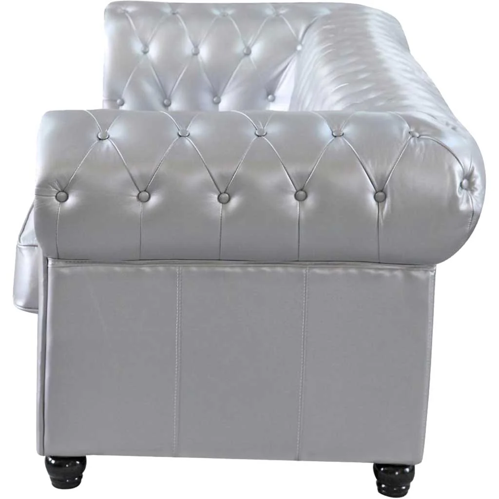 Chorus Sofa Silver - Image 4