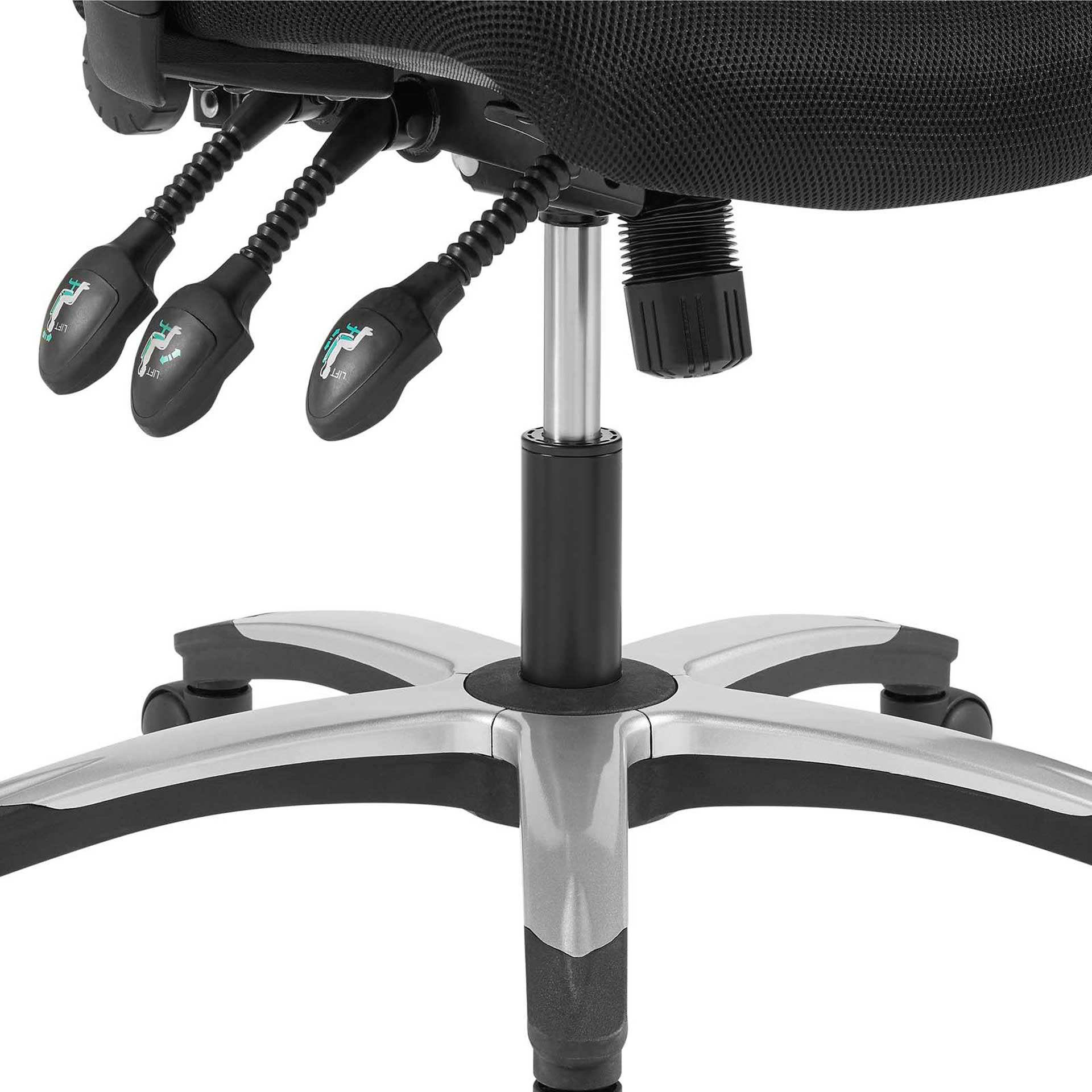 Christina Mesh Office Chair Black - Image 5