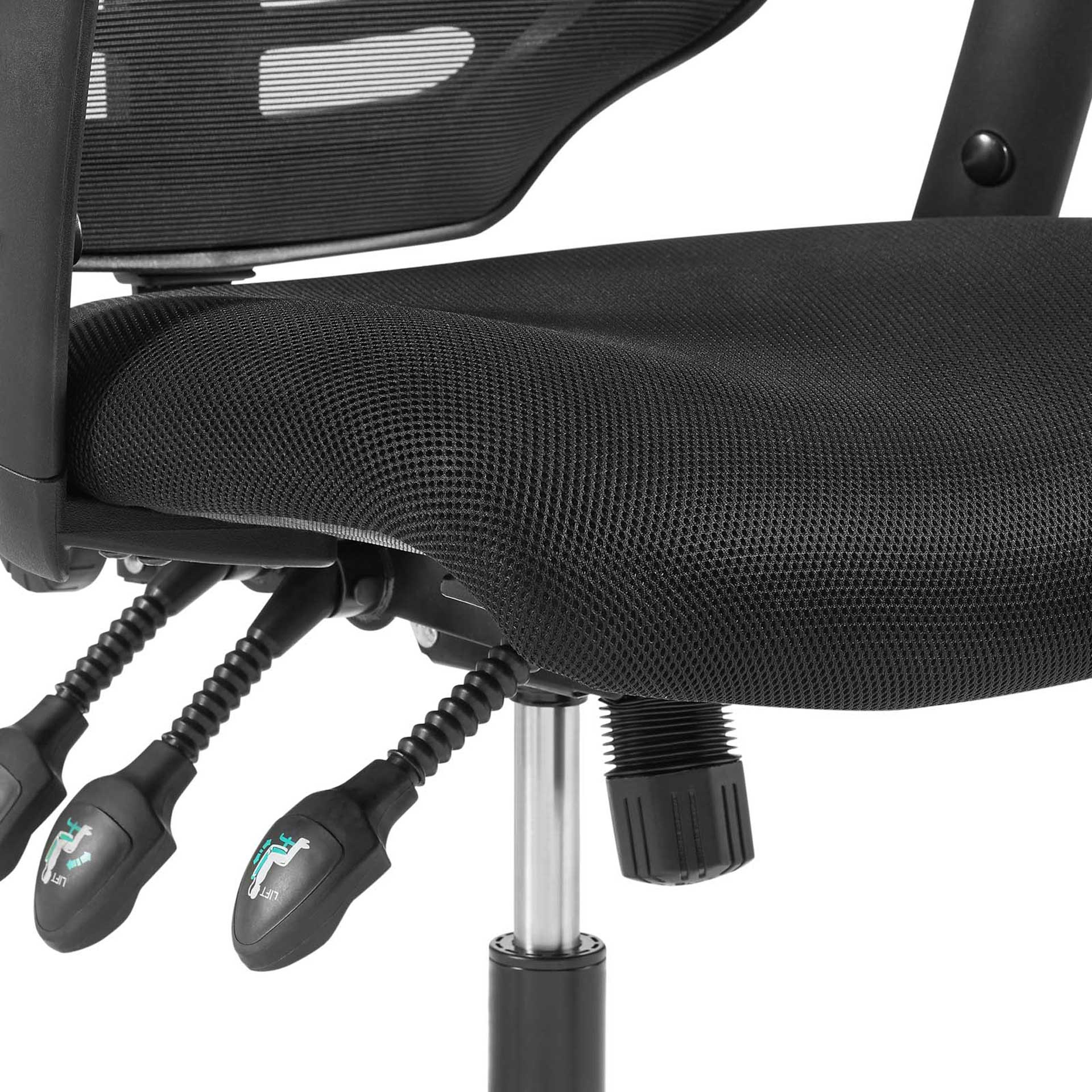 Christina Mesh Office Chair Black - Image 6