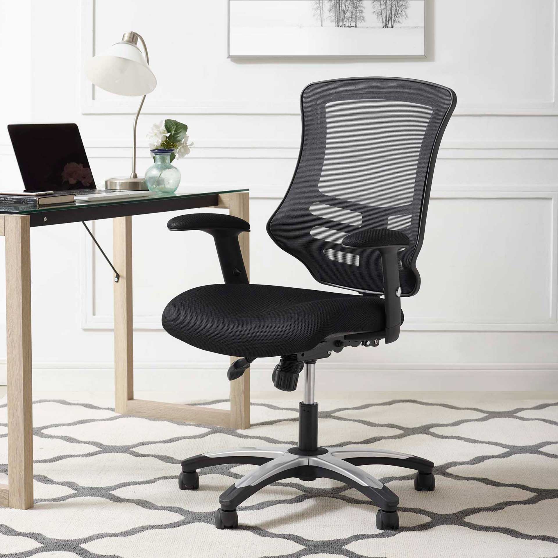 Christina Mesh Office Chair Black - Image 7