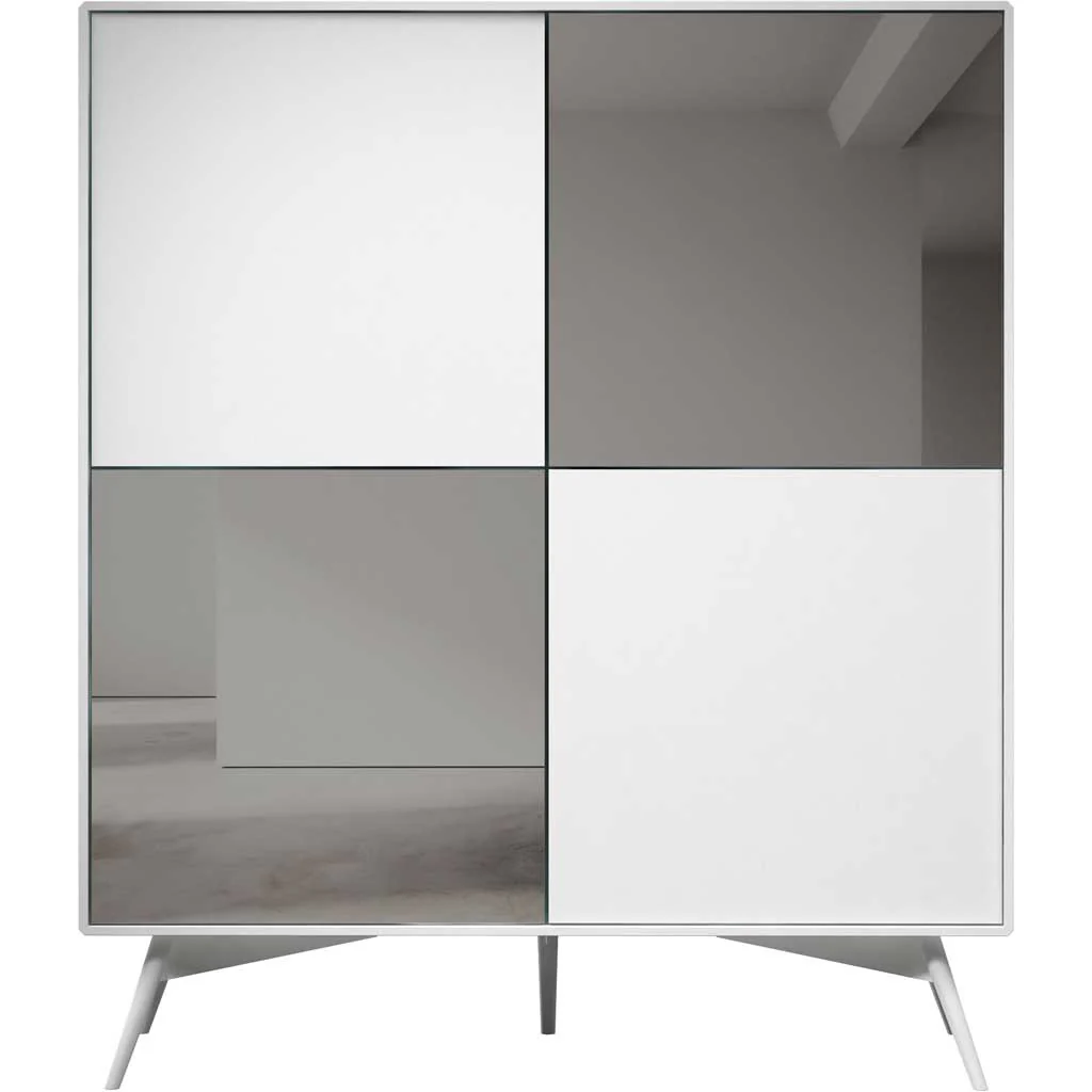 Christopher Highboard White Matte - Image 2