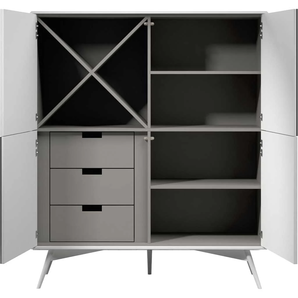 Christopher Highboard White Matte - Image 3