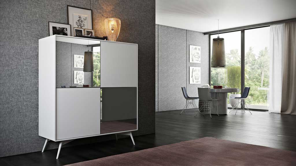 Christopher Highboard White Matte - Image 5