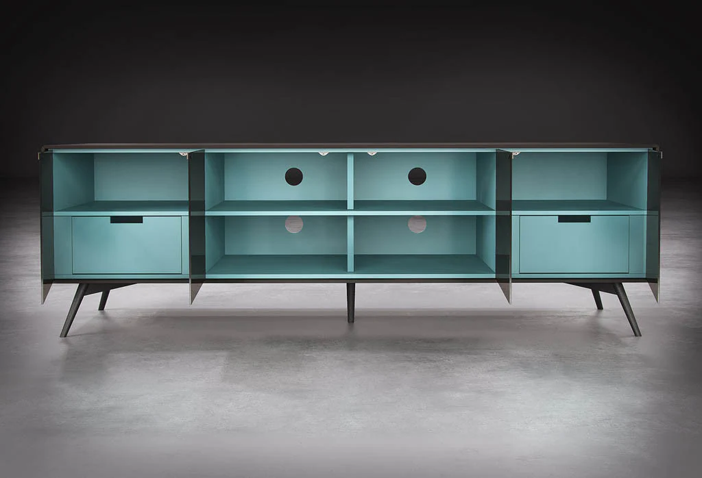 Christopher Media Cabinet Asphalt Matte - Image 2