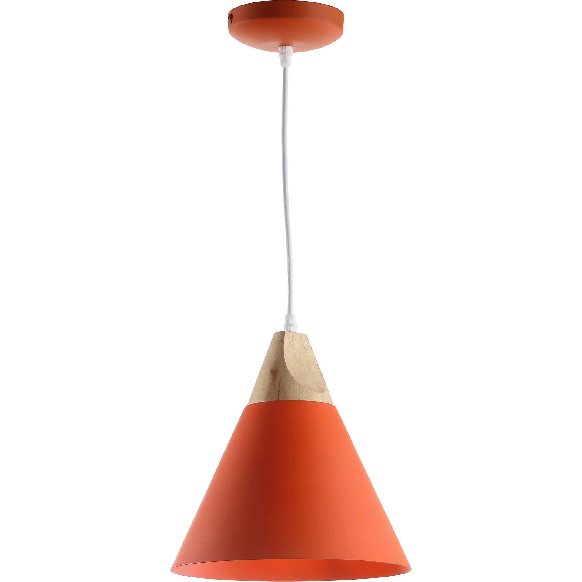 Cicely Pendant Orange/Light Brown - Image 2