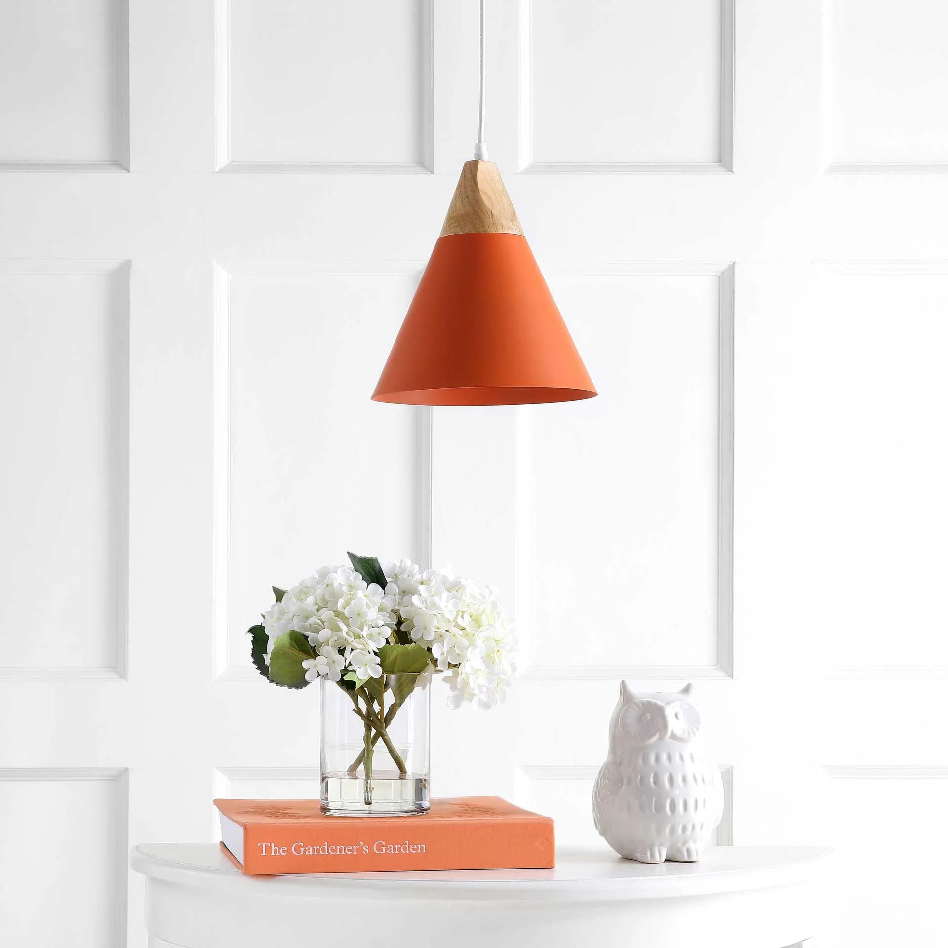 Cicely Pendant Orange/Light Brown - Image 3