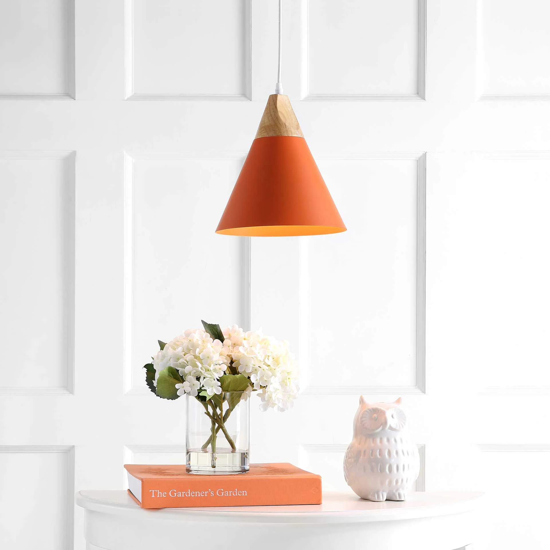 Cicely Pendant Orange/Light Brown - Image 4