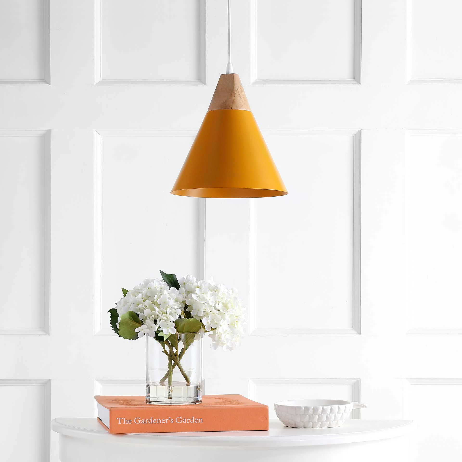 Cicely Pendant Yellow/Light Brown - Image 3