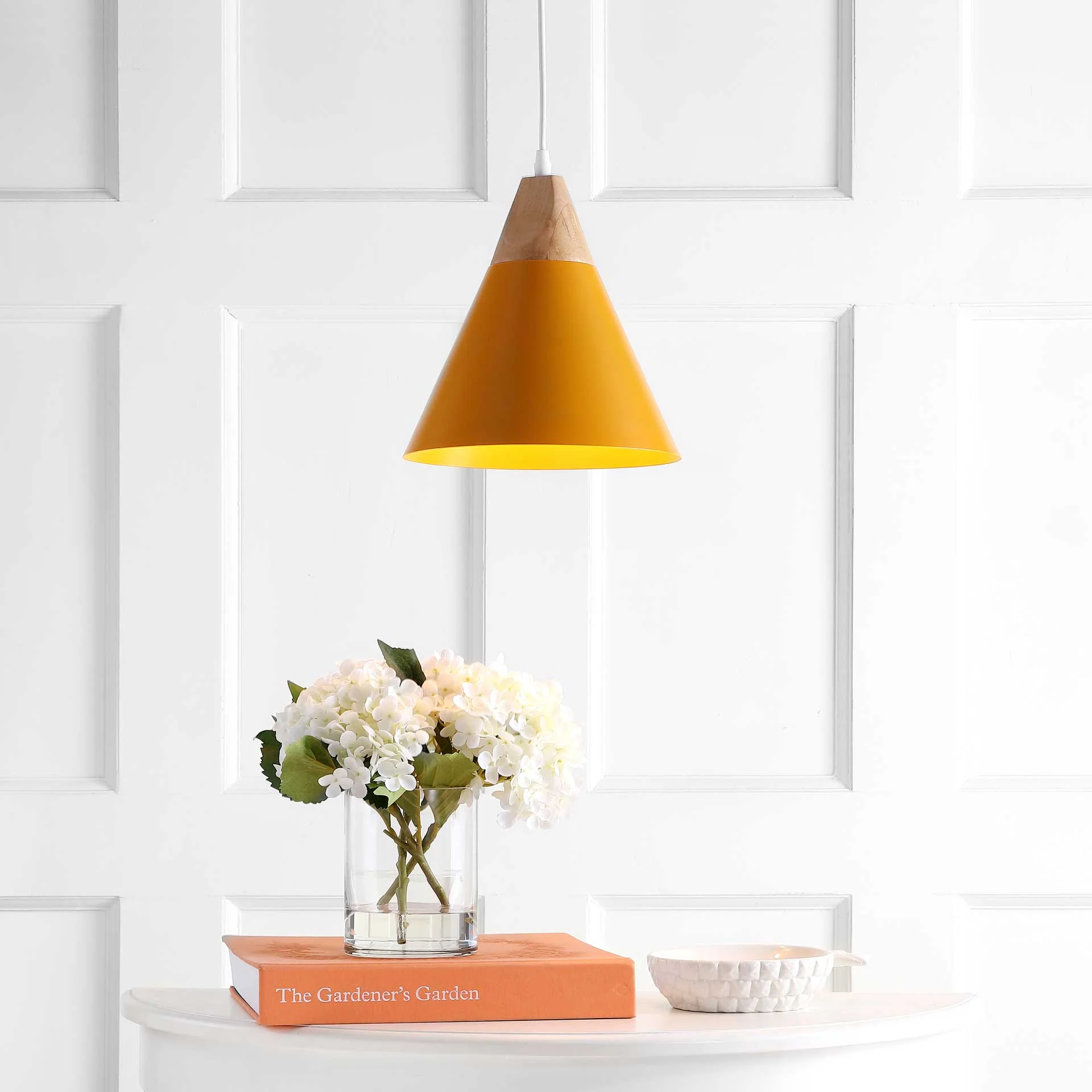 Cicely Pendant Yellow/Light Brown - Image 4