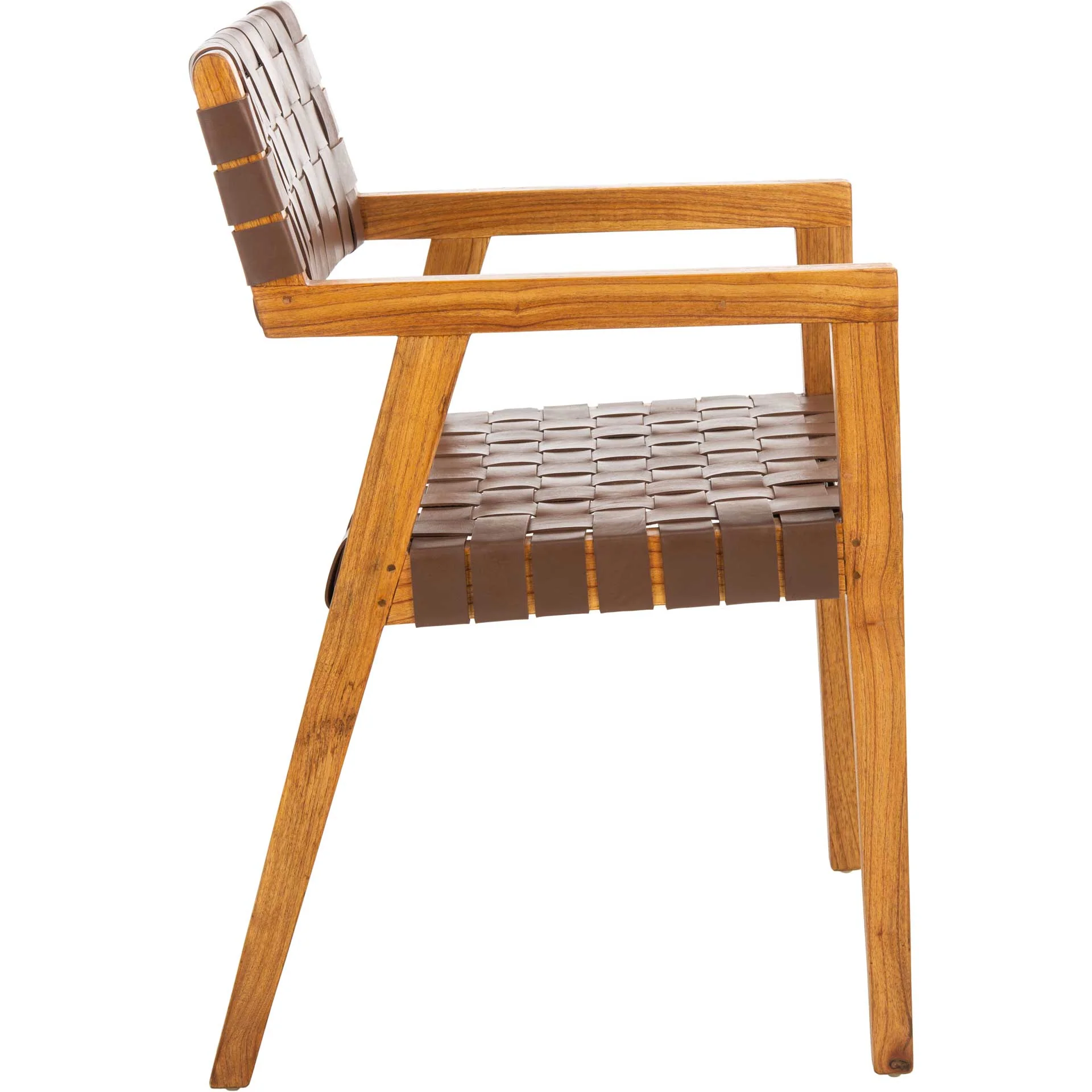 Cila Leather Dining Chair Cognac/Natural - Image 2