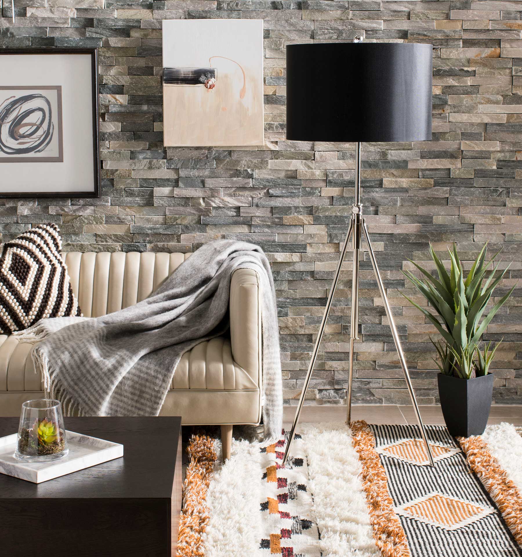 Cillian Adjustable Floor Lamp Nickel - Image 3