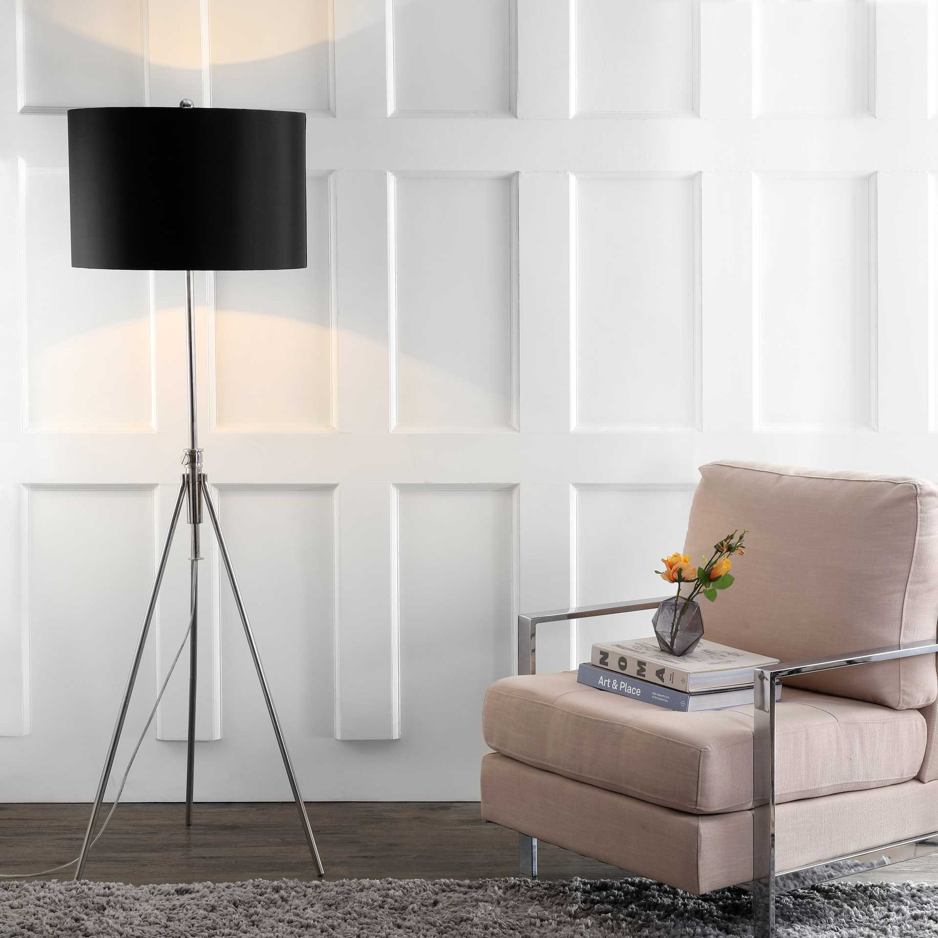 Cillian Adjustable Floor Lamp Nickel - Image 5