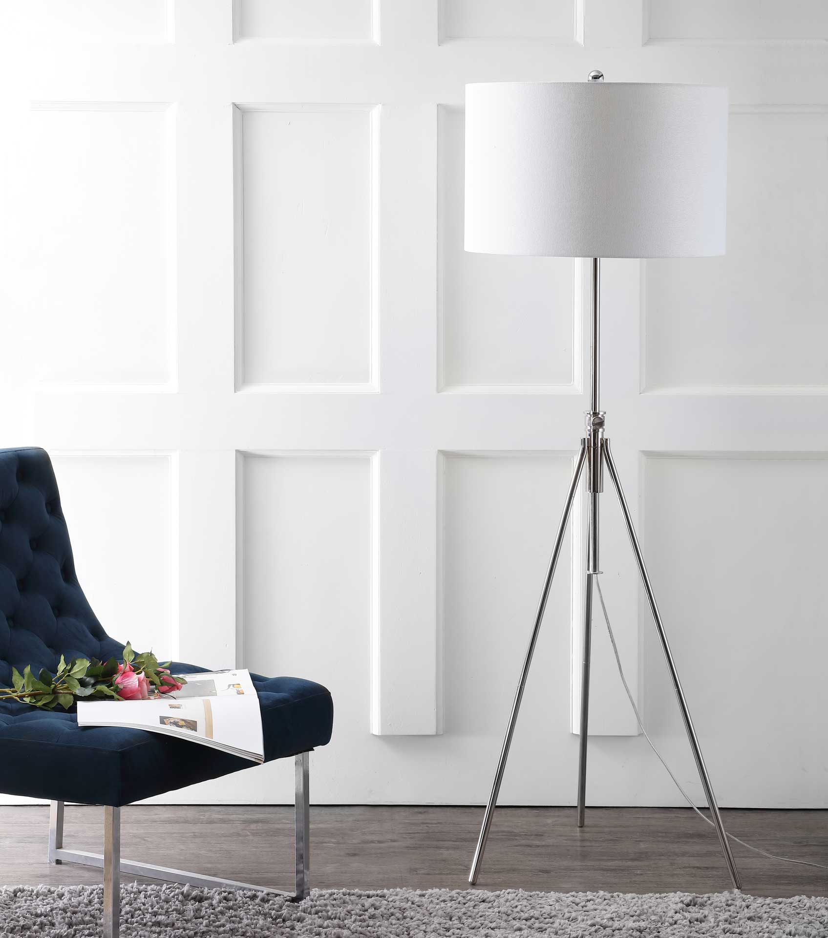 Cillian Floor Lamp Nickel - Image 4