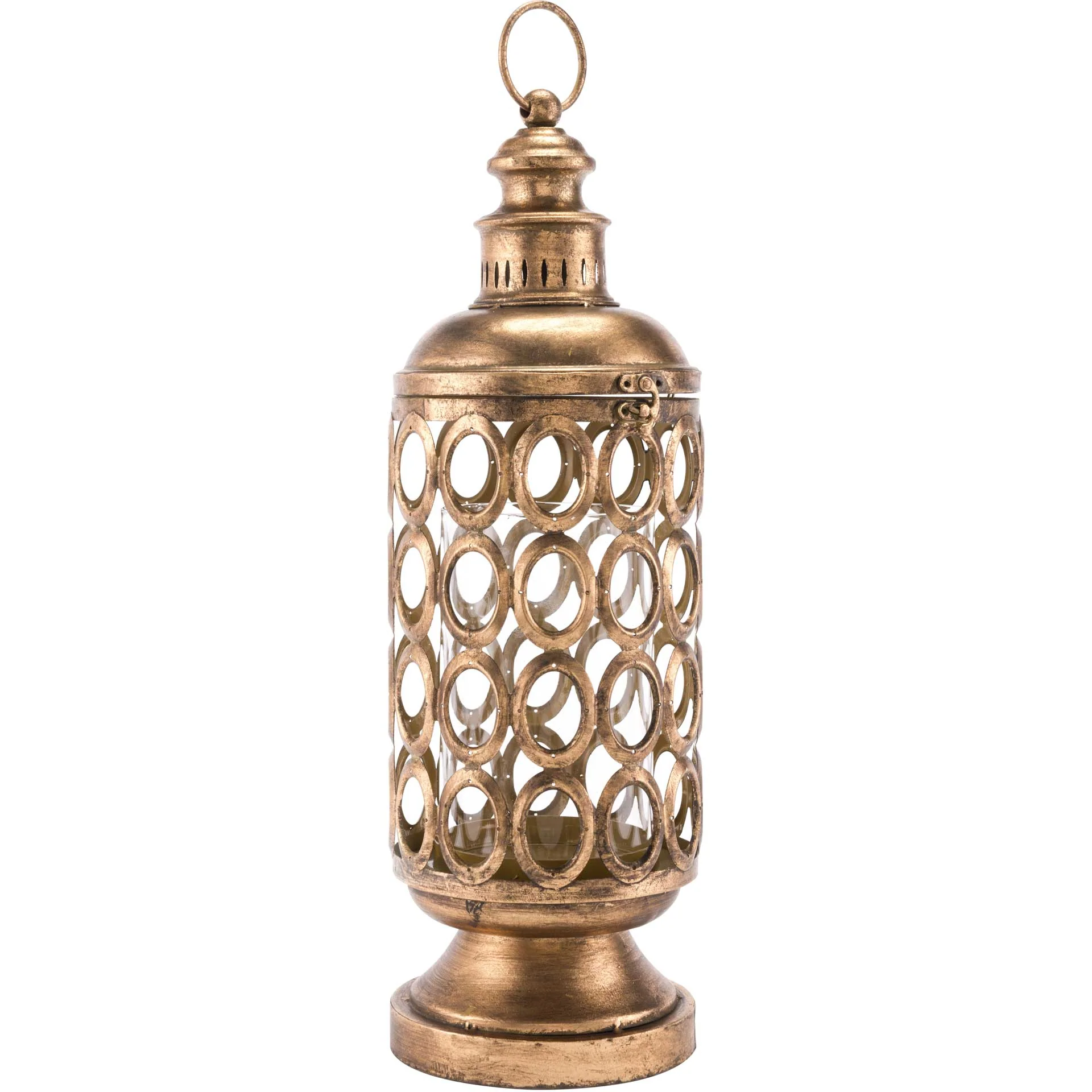 Circles Lantern Antique Gold - Image 5