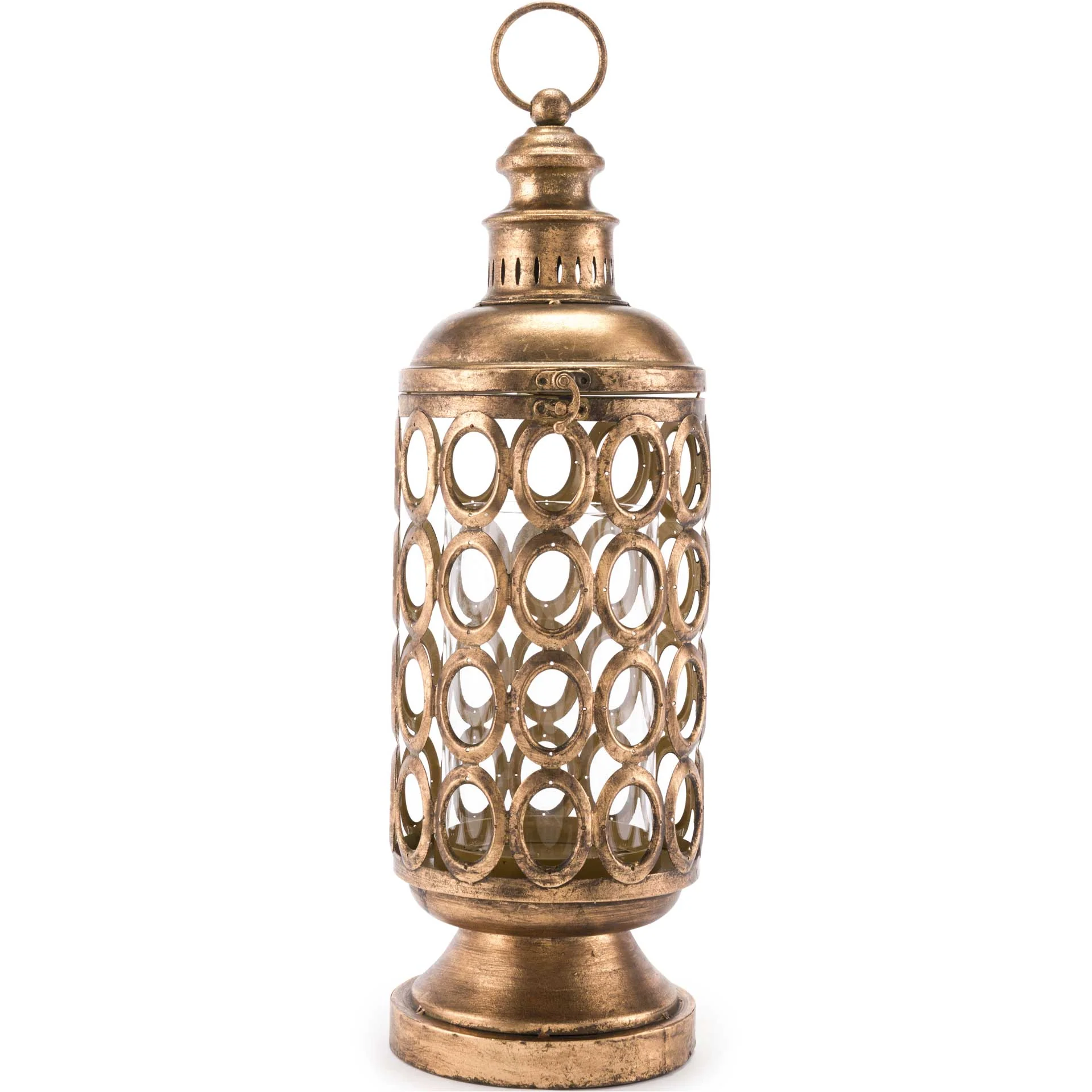 Circles Lantern Antique Gold - Image 6