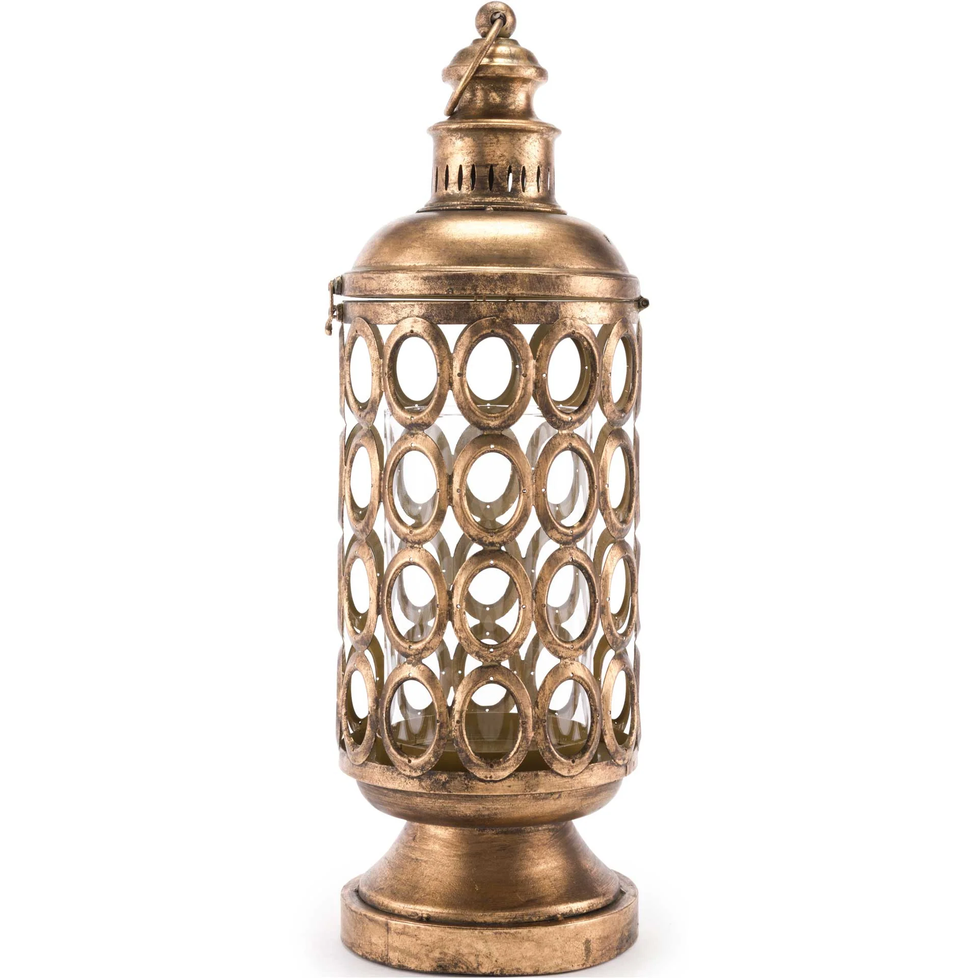 Circles Lantern Antique Gold - Image 7