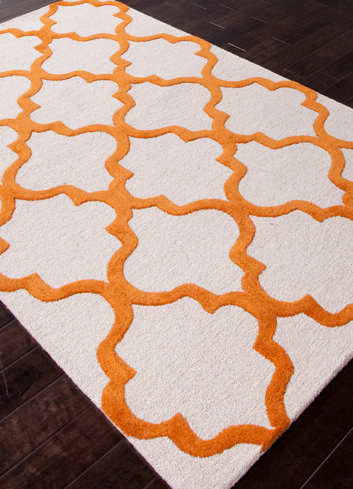City Miami White/Sun Orange Area Rug - Image 2