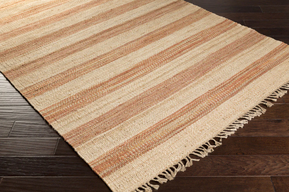 Claire Beige/Burnt Orange Area Rug - Image 2