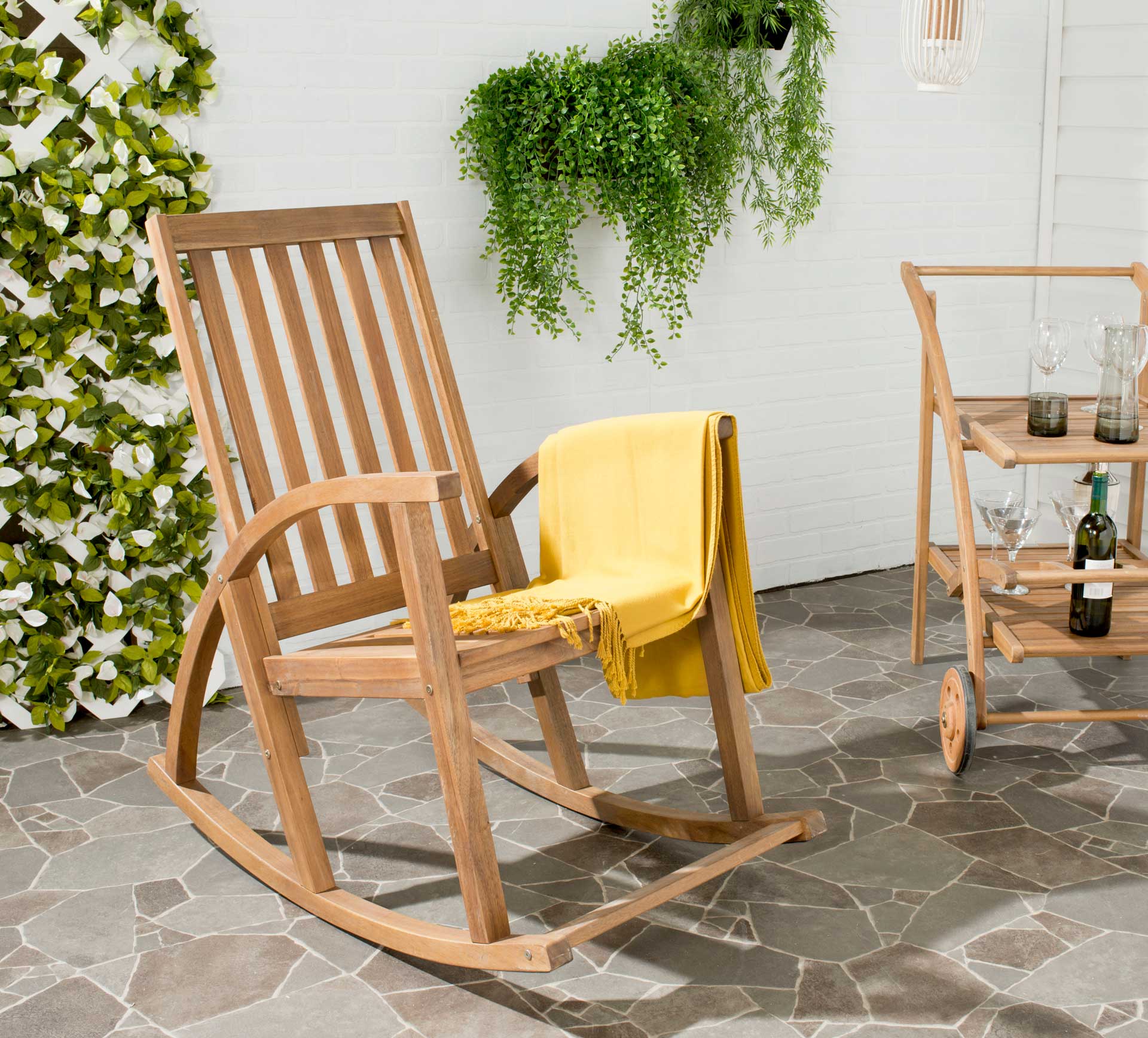 Clairton Rocking Chair Teak - Image 4