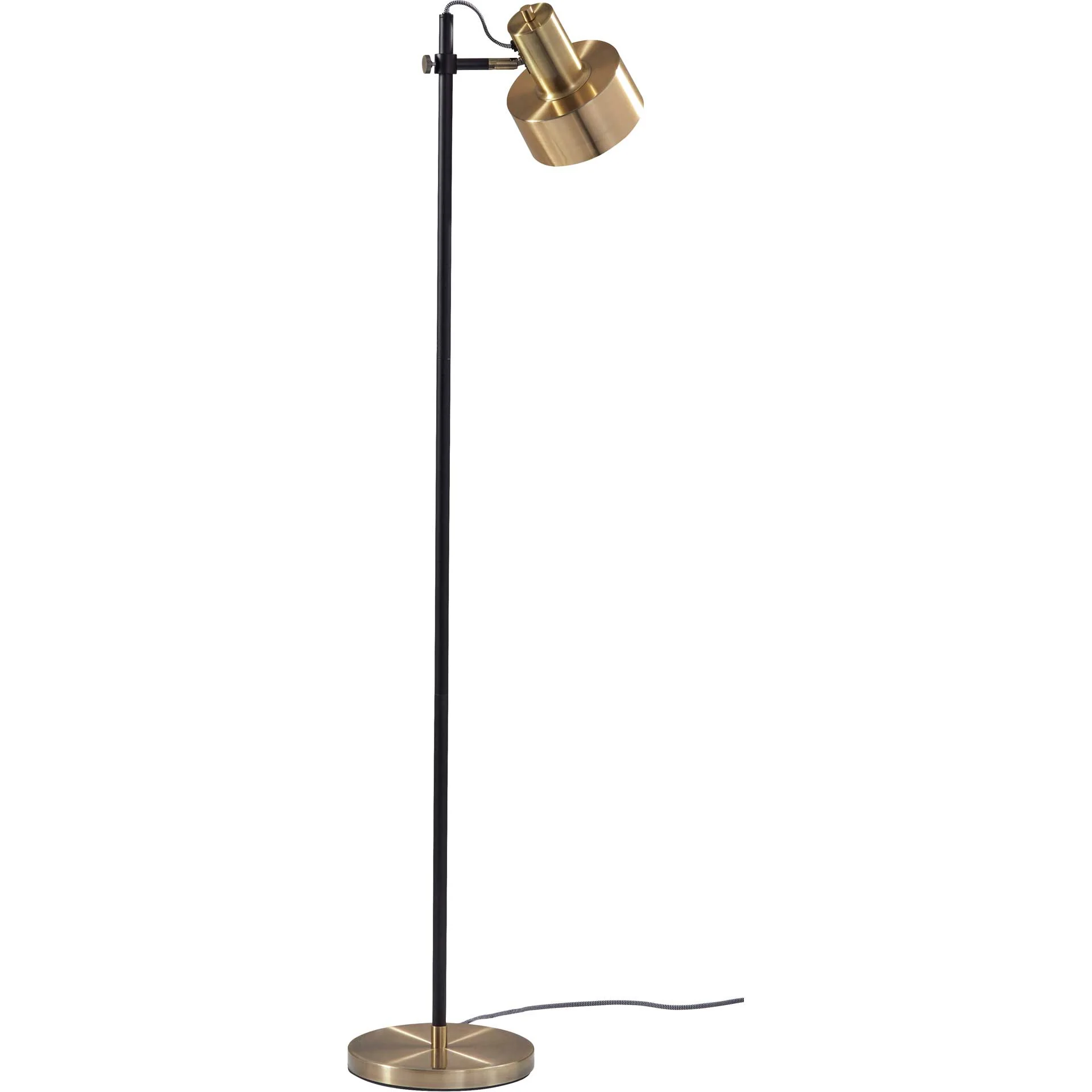 Clamart Floor Lamp Brass/Black - Image 2