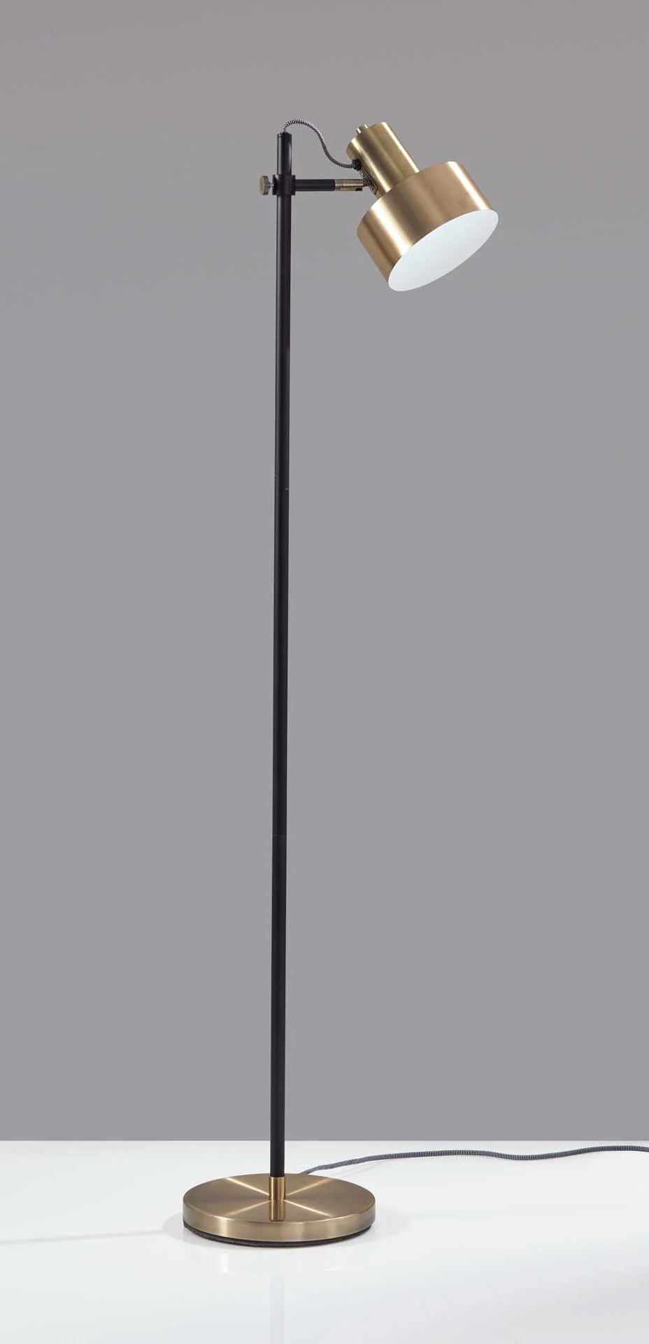 Clamart Floor Lamp Brass/Black - Image 5