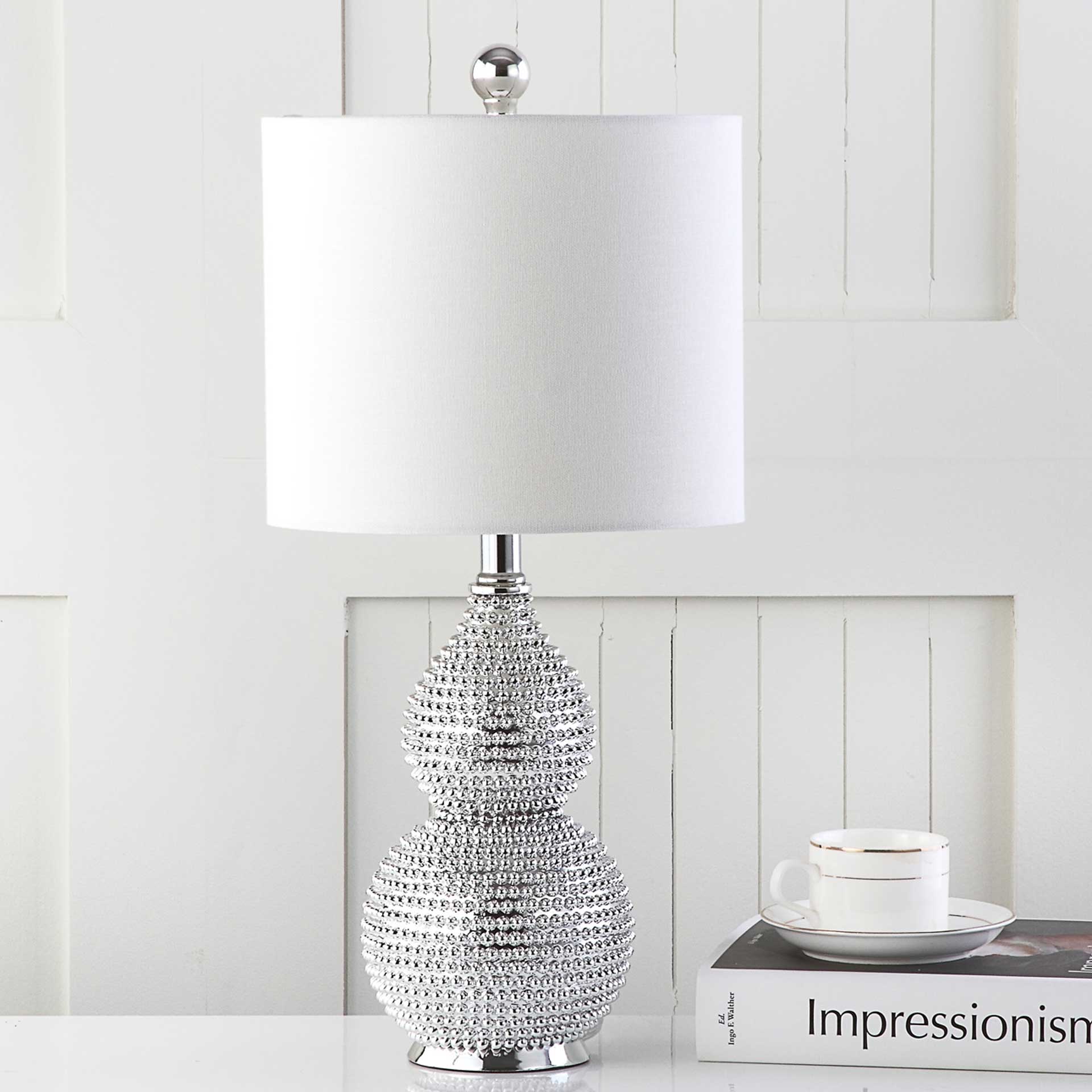 Clara Chrome Table Lamp Silver - Image 3