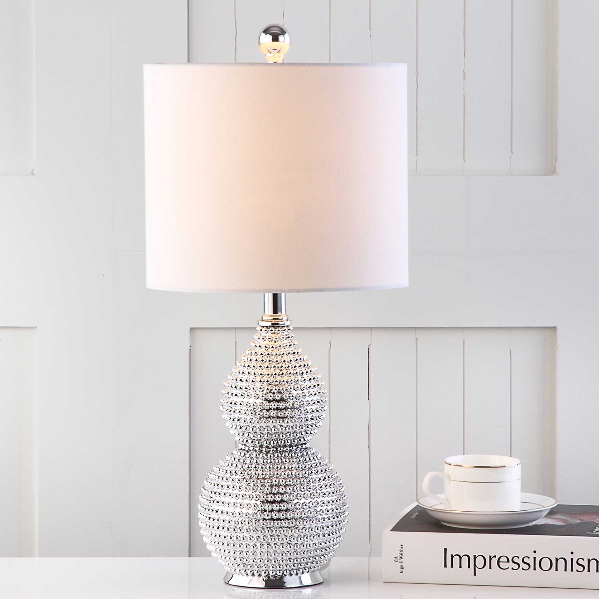 Clara Chrome Table Lamp Silver - Image 4