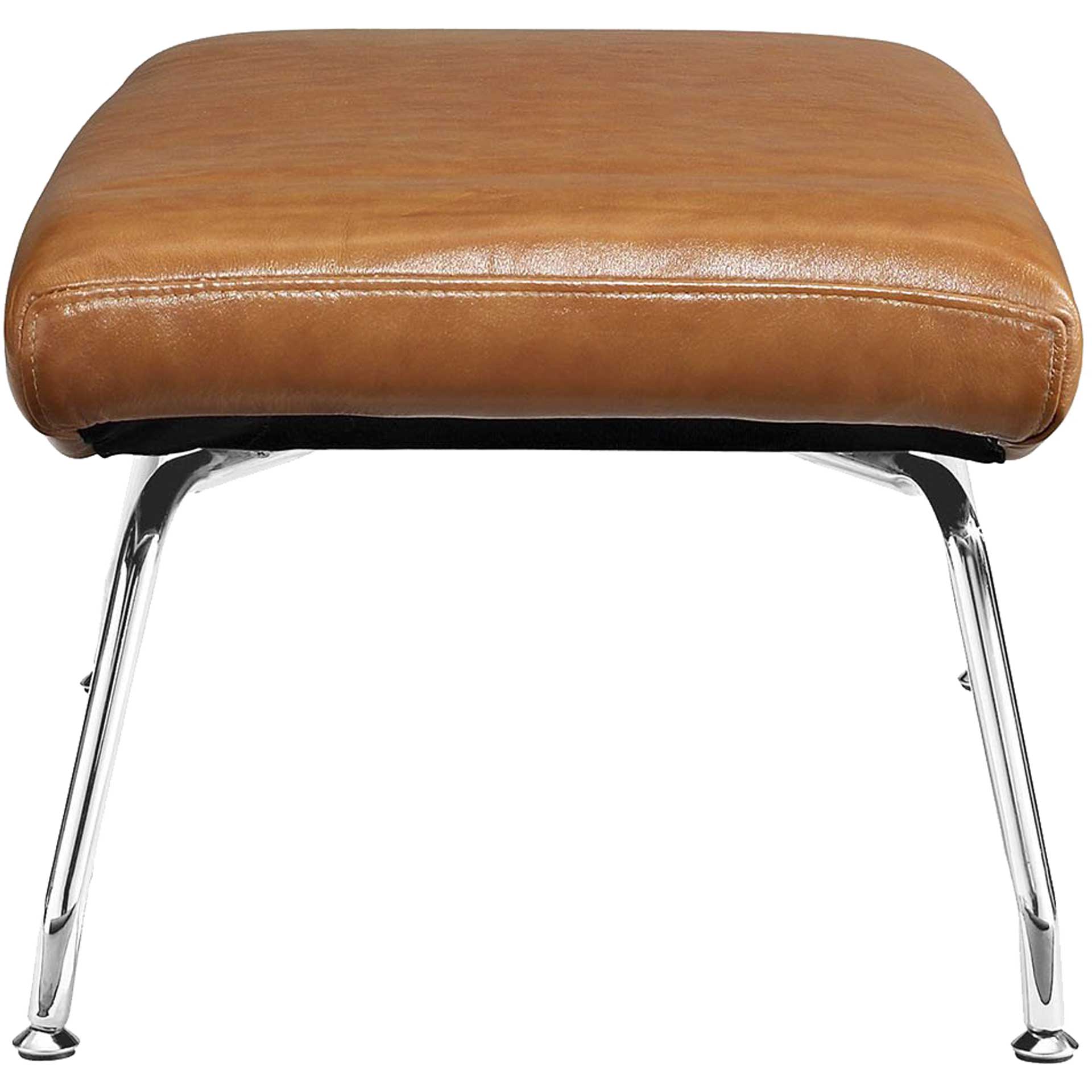 Clarell Leather Lounge Chair Tan - Image 4